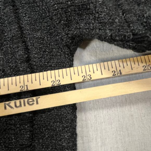 Vintage Protege Collection Men’s Large Gray Cable Knit Sweater grandpacore Black - Picture 5 of 5